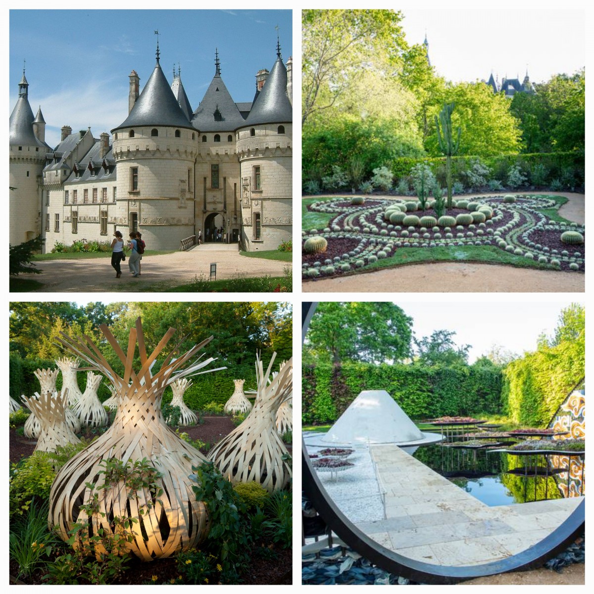 Chaumont sur Loire, jardin et chateau