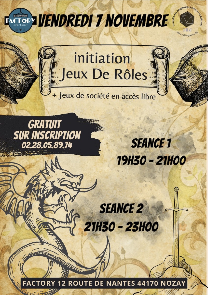 Initiation jeux de rôle