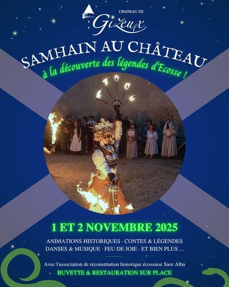 animations au château de GIZEUX : légendes d'Ecosse