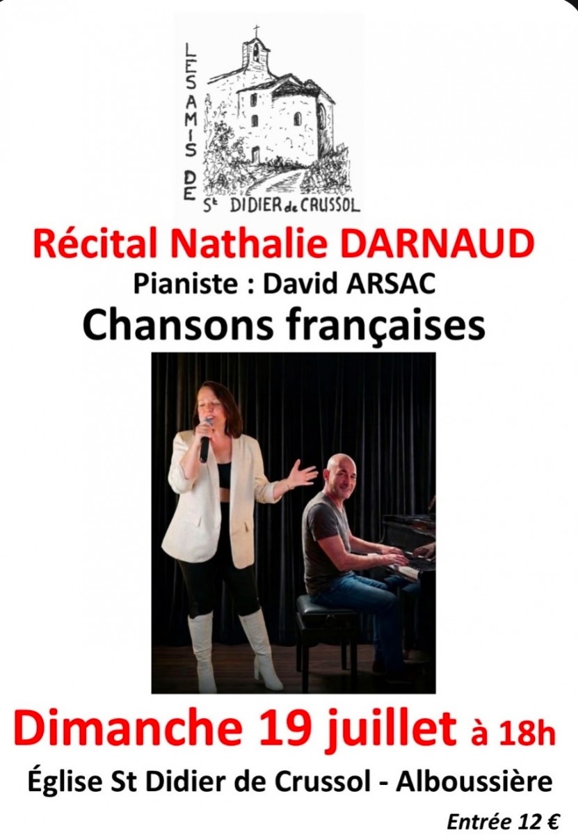 Récital Nathalie Darnaud,