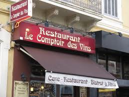 un plat du soir au comptoir du vin