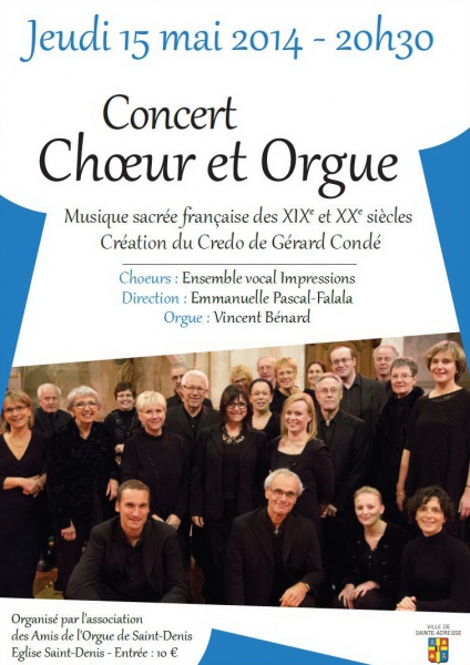 LE HAVRE : Concert d'orgue Sainte Adresse