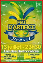 Feu d'artifice Joué les Tours