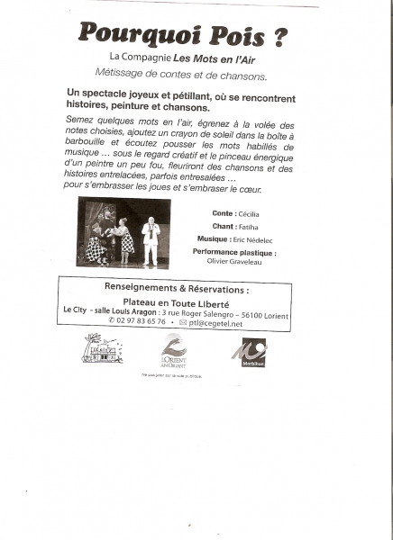 spectacle du 14 mars au City