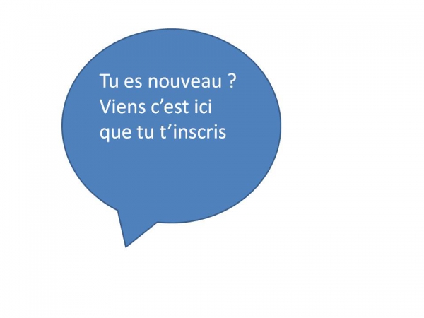 Paris - Accueil des nouveaux