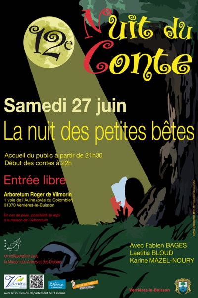 Nuit du conte à l'arboretum de VERRIERES