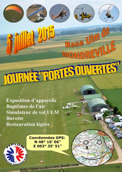 ULM Partie, Mondreville 77, venez planer