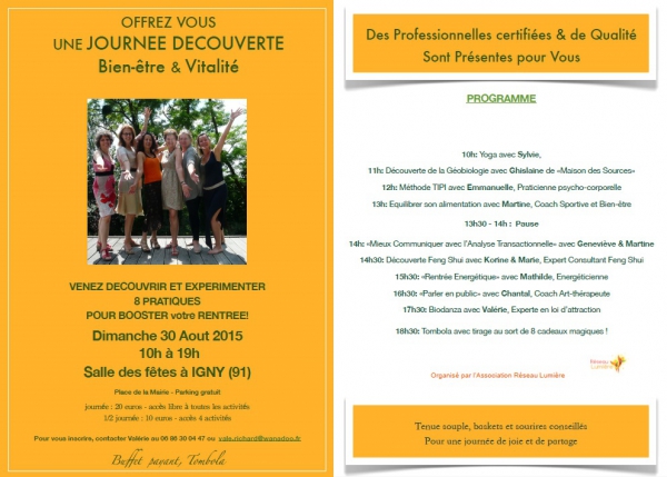 Journée bien-être à IGNY
