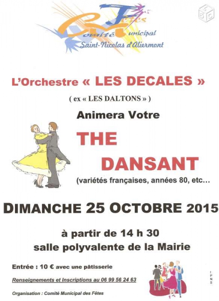 APRES-MIDI DANSANT AVEC ORCHESTRE