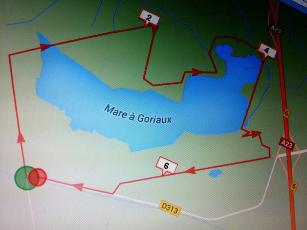 Marche Tranquillou à la Mare à Goriaux