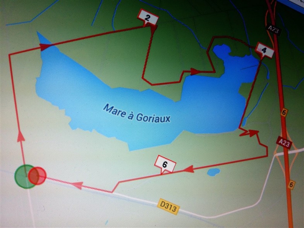 Marche Tranquillou à la Mare à Goriaux