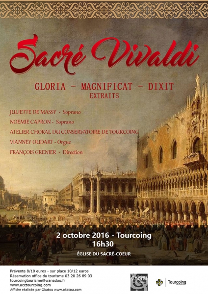 Sacré VIVALDI à Tourcoing le 2 oct à 16h30