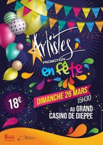 SPECTACLE DE VARIETES ARTISTES PROMOTION AU CASINO