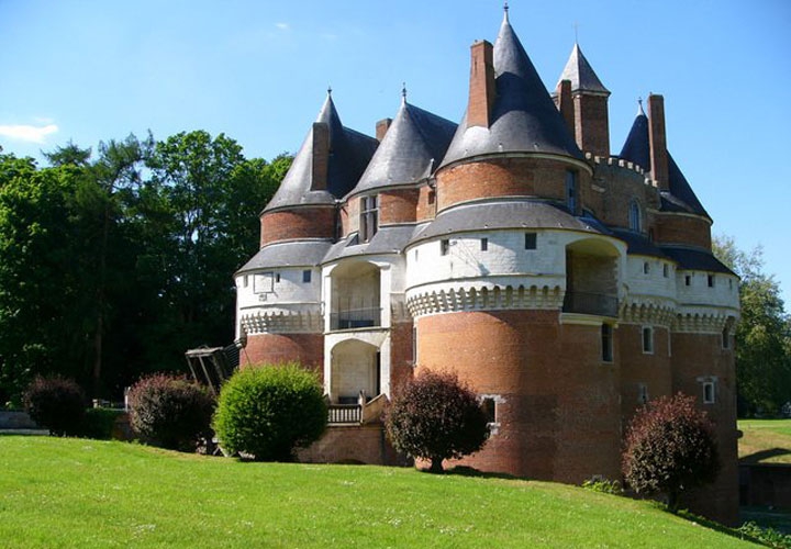 visite du chateau de Rambures (80)
