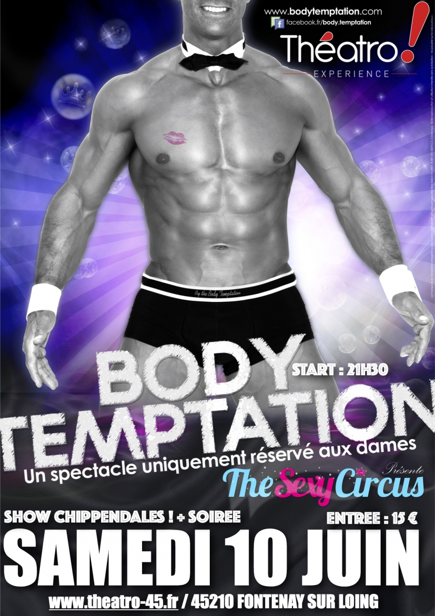 soirée show chippendales a 21h30 suivie soirée disco