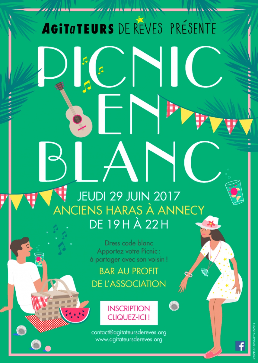 Pique nique en blanc Agitateurs de rêve