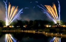 Feu d'artifice au château