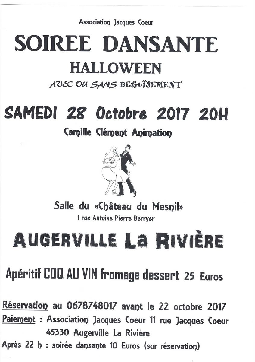 Soirée dansante Halloween