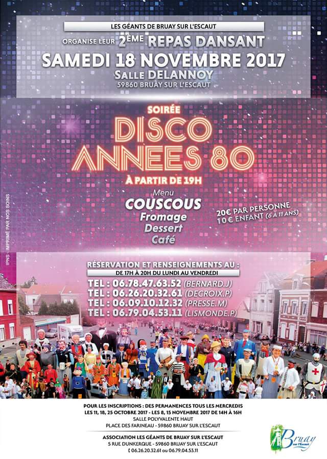 Repas dansant  disco