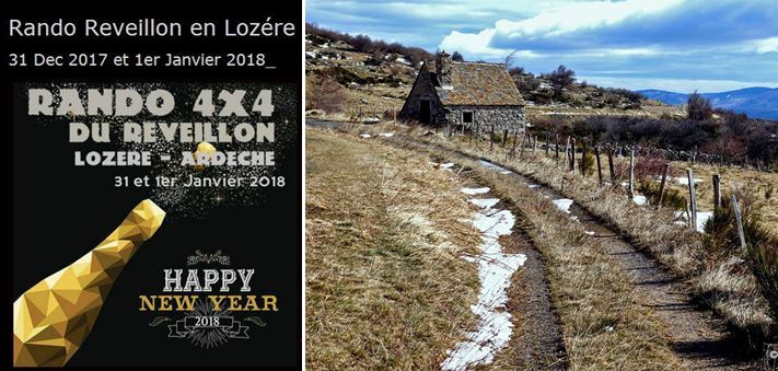 WE Réveillon en Lozère, Cocooning, dancing et randos 4x4