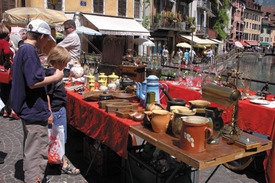 Marché des antiquaires et de l’art puis tea time