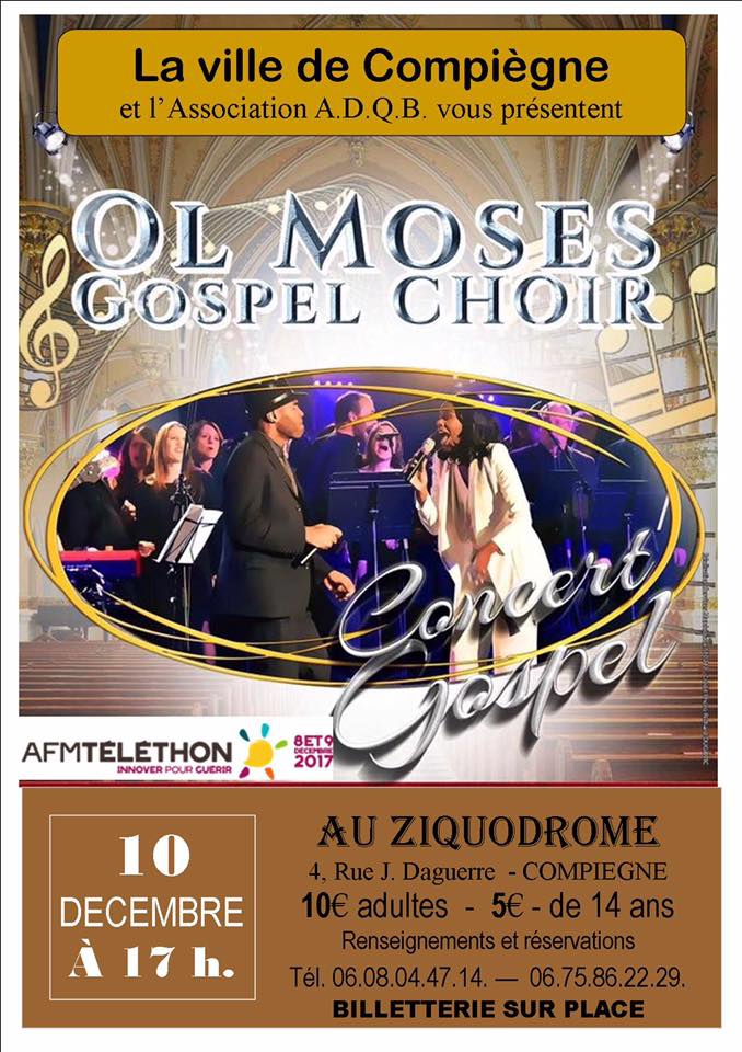 Soirée Gospel au ziquodrome Compiegne