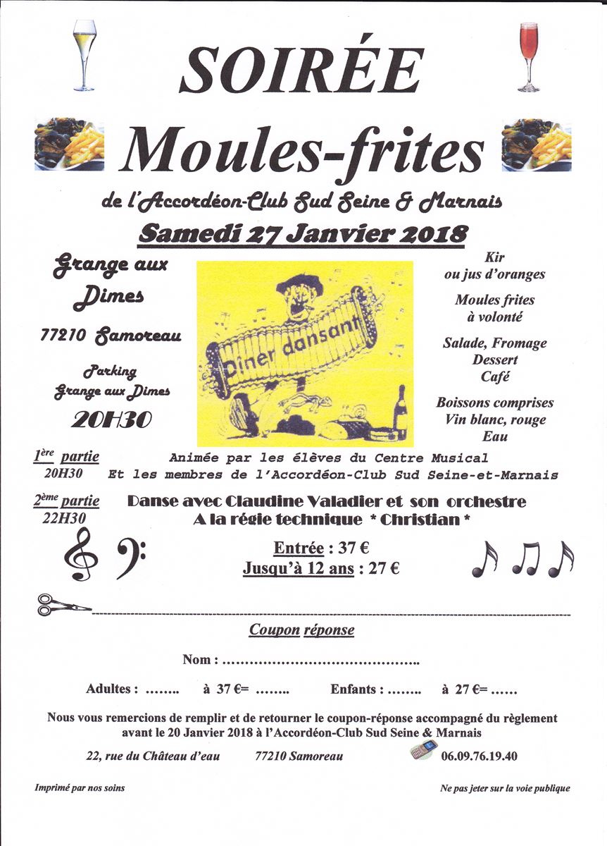 SOIRÉE MOULES FRITES
