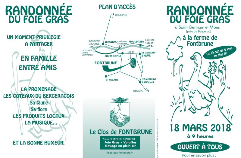 La 18 ème RANDONNEE du Foie Gras