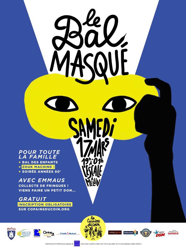 Soirée années 80 bal masqué