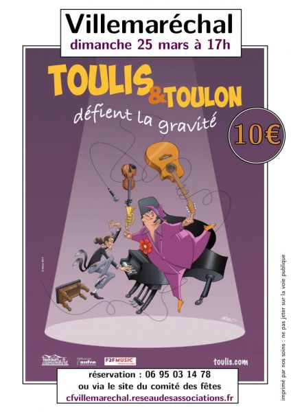 Spectacle Toulis & Toulon défient la gravité
