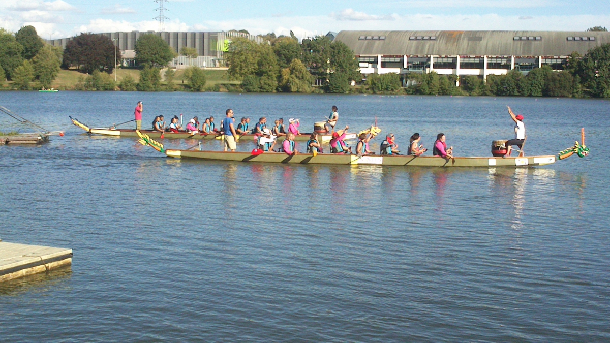balade en dragon-boat sur l'Erdre