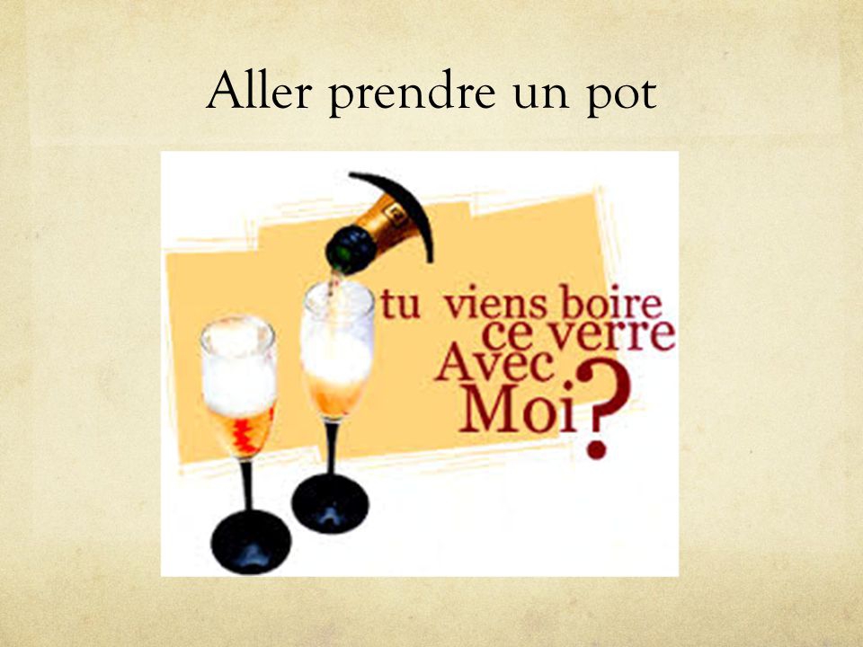 Prendre un pot, à Saint Omer