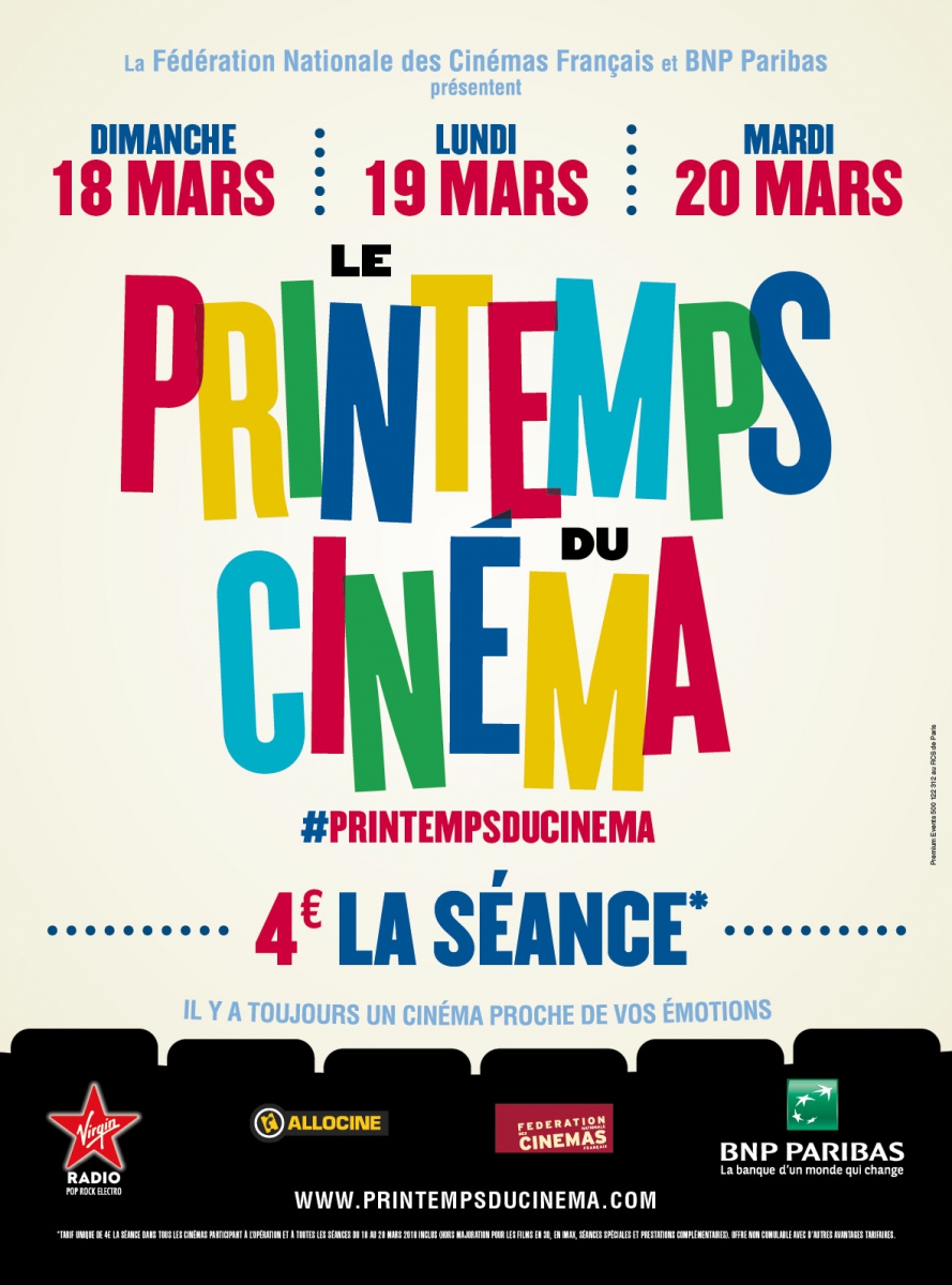 Printemps du cinéma 2018