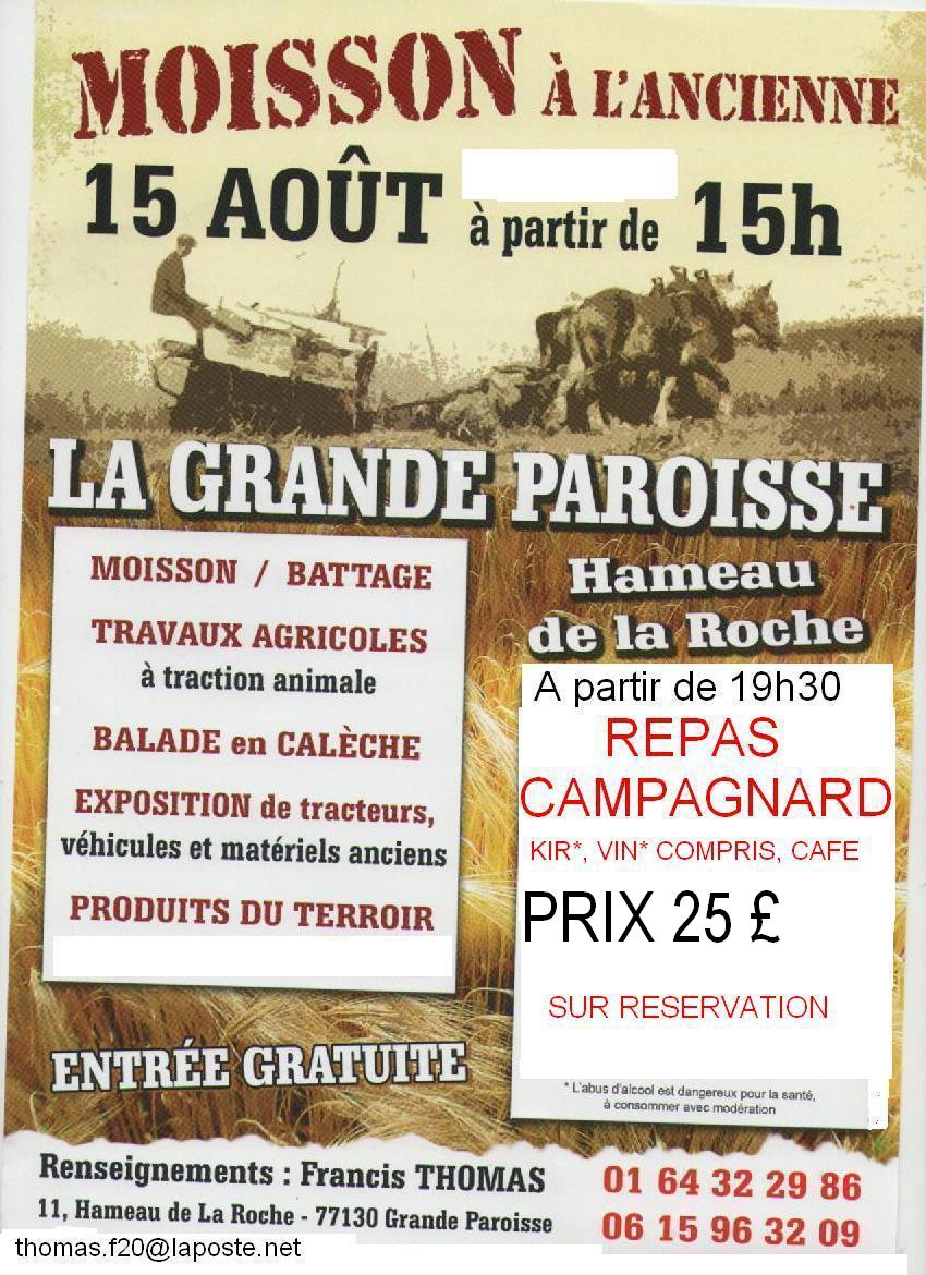 moisson à l'ancienne