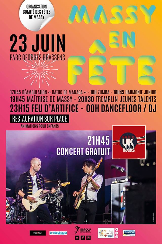 PIQUE NIQUE, CONCERT ET FEU D'ARTIFICE  € MASSY
