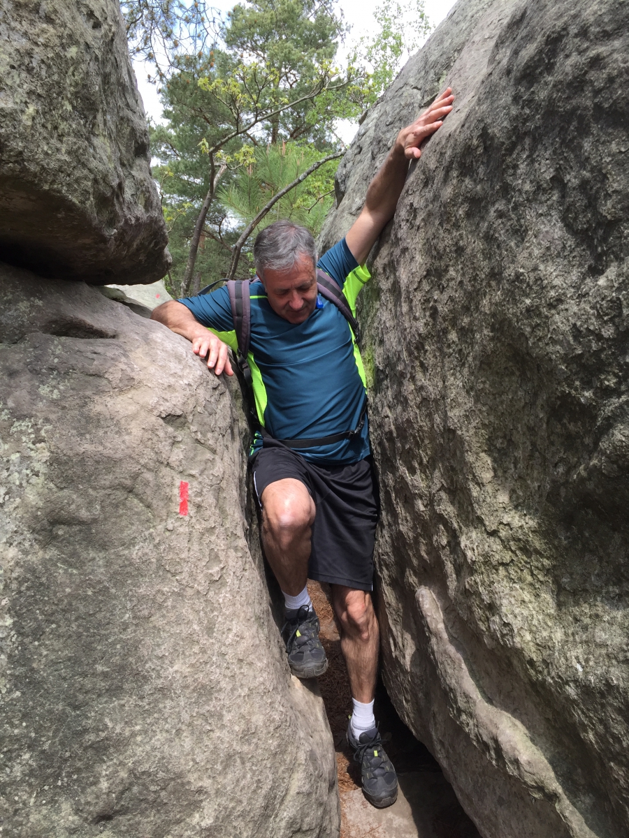 Les 1/2 bosses en forêt de Fontainebleau