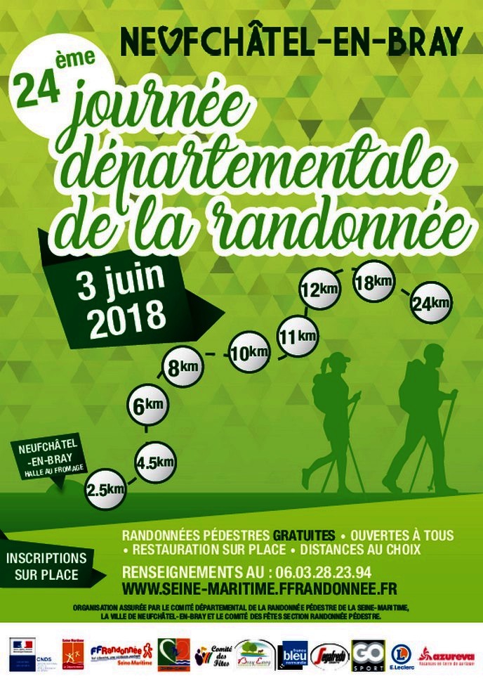 Randonnée à Neufchâtel en Bray
