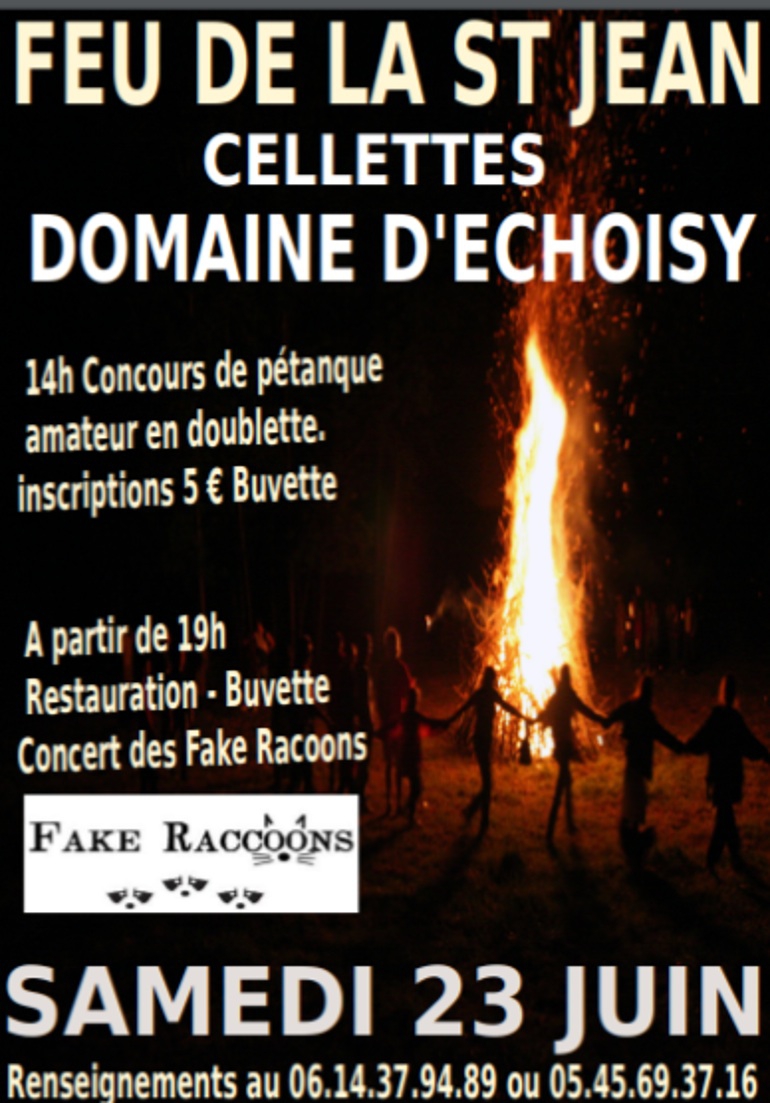 Concert rock Fake Raccoons au domaine d' Echoisy