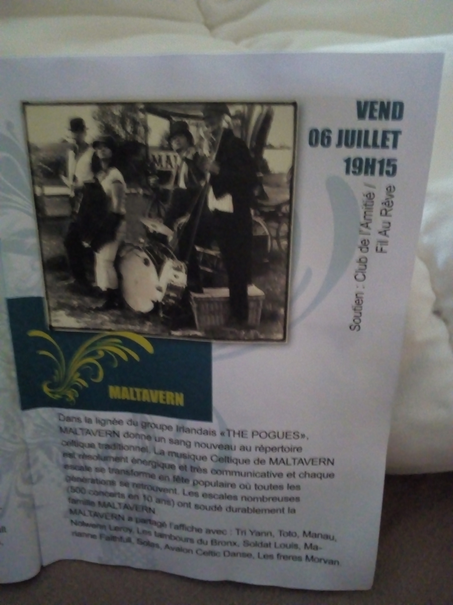 Apéro concert en plein air