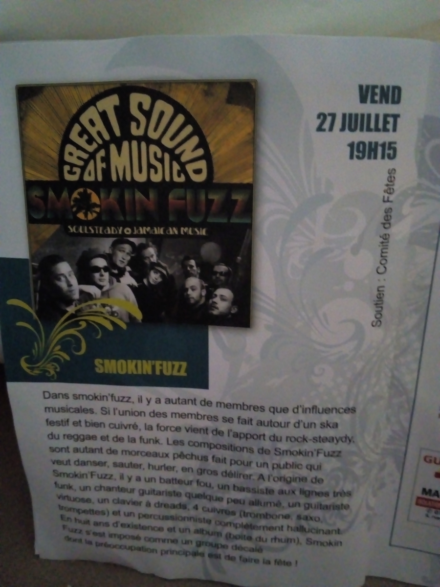 Apéro concert en plein air : la dernière de la saison 2018