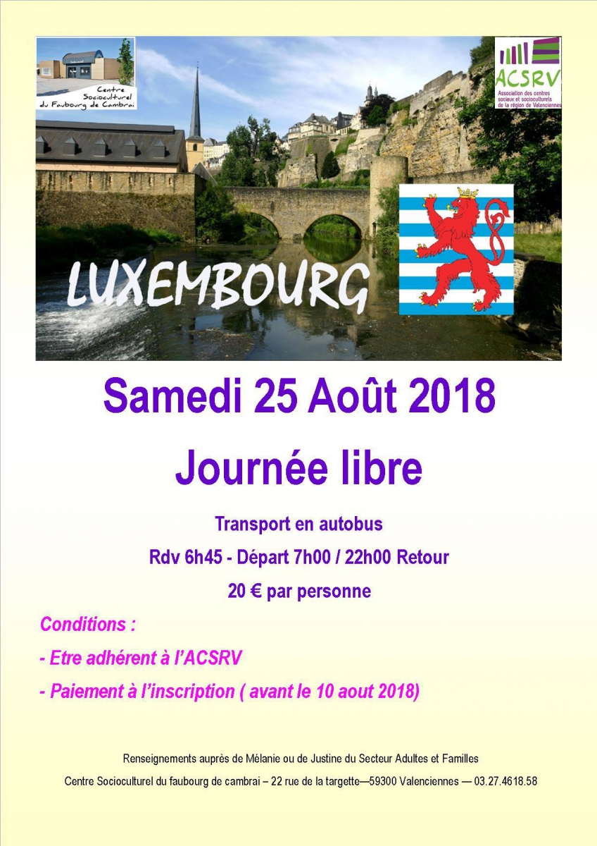 sortie au Luxembourg