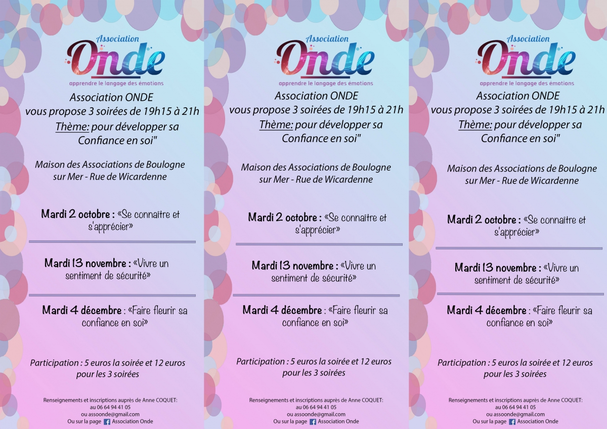 Atelier  : Confiance en soi