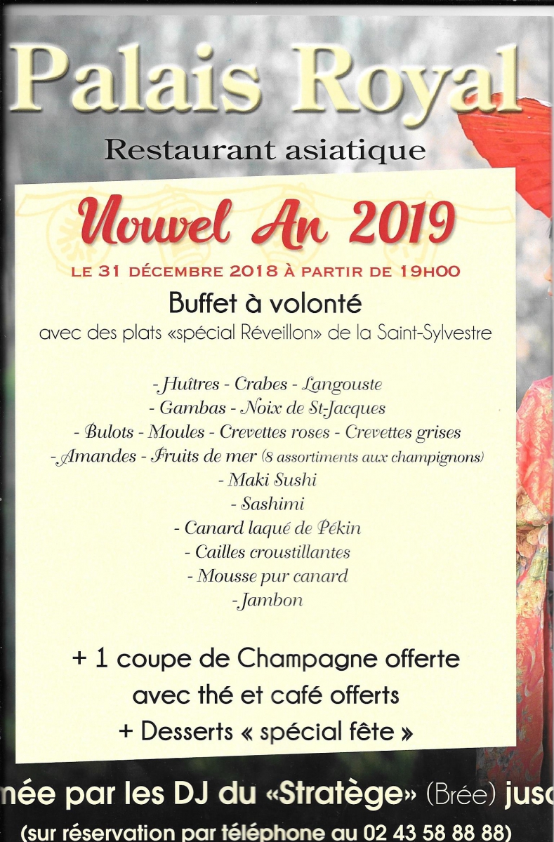 REVEILLON ST SYLVESTRE