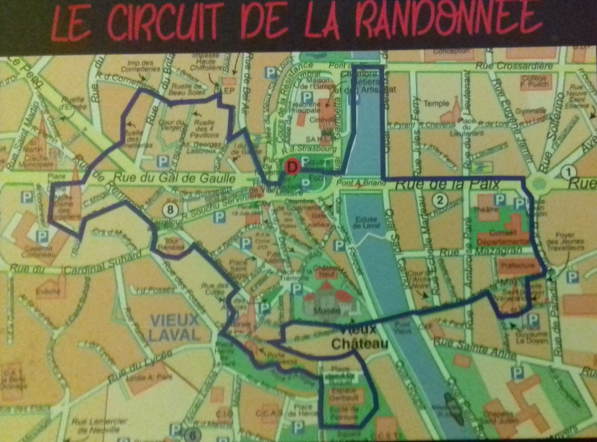 Randonnée nocturne à LAVAL