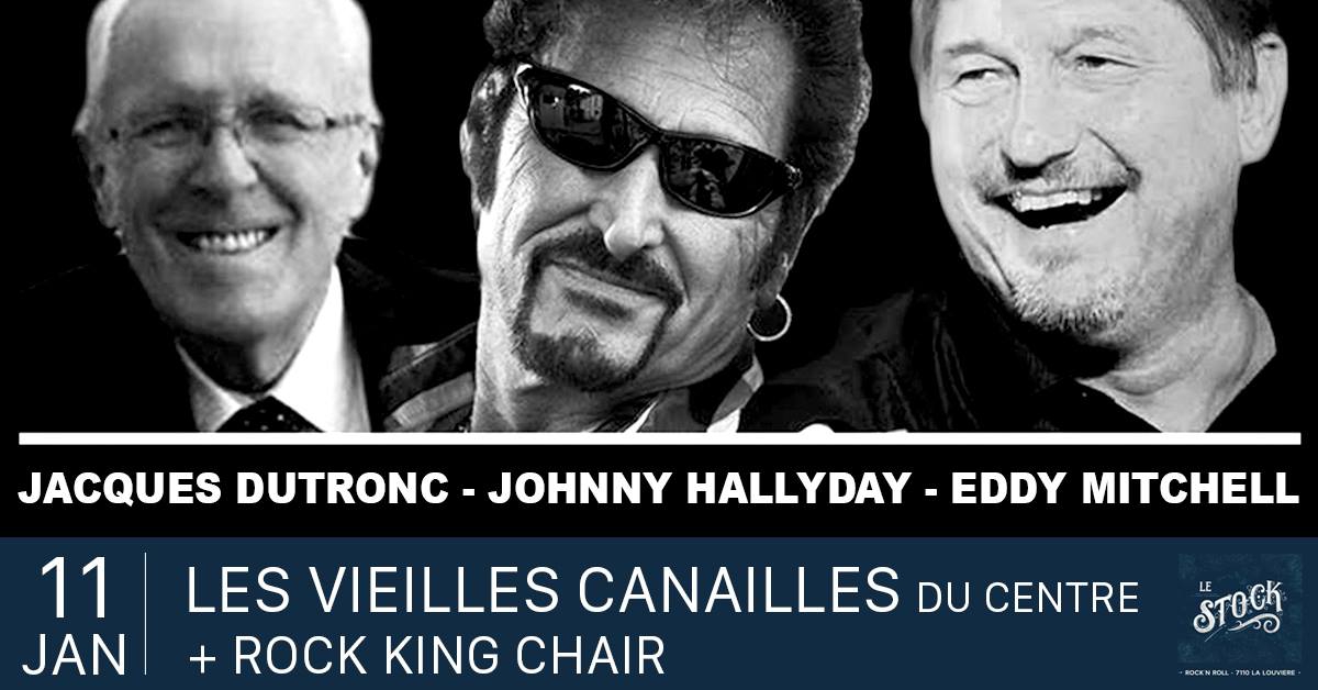 Tribute LES VIEILLES CANAILLES au STOCK à LA LOUVIERE
