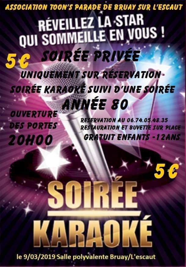 Soirée karaoké et années 80