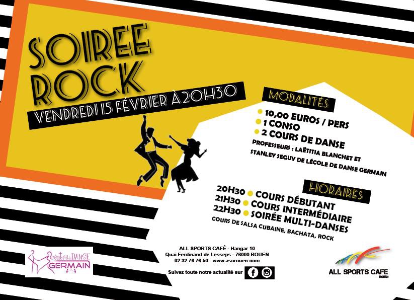 Repas & Danse Rock 'n' roll Rouen