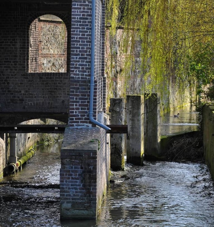 randonnée le long du Robec à contre-courant