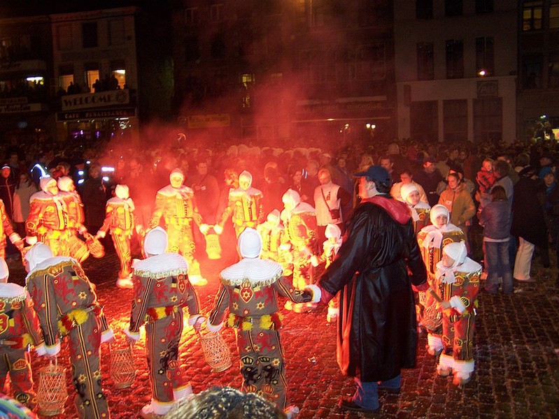 Carnaval de Binche en soirée