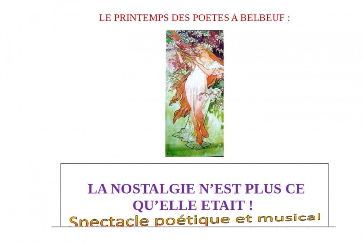 Cabaret poétique musical